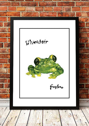 Framed A3 reproduction print of the 1995 Silverchair Frogstomp in store promotional poster artwork