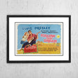 Framed A3 reproduction print of the Elvis Follow That Dream movie poster artwork, ready to hang wall art