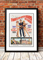 Framed A3 reproduction print of the Elvis Fun in Acapulco movie poster artwork, ready to hang wall art