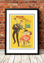 Framed A3 print of the Elvis Presley It Happened at the World's Fair movie poster artwork