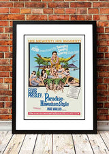 Framed A2 print of Elvis Presley Paradise, Hawaiian Style movie poster artwork