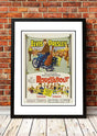 Framed A3 print of Elvis Presley Roustabout movie poster artwork