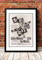Framed A3 reproduction print of the vintage The Misfits film poster with Marilyn Monroe