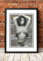 Framed A2 wall art print of the 1993 Rolling Stone magazine cover featuring Janet Jackson