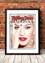 Framed A3 art print of the 2016 Rolling Stone magazine cover featuring Madonna