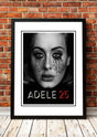 Adele 25 framed A3 promotional poster print with soft portrait artwork, ready to hang wall art