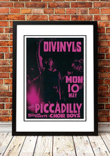 Divinyls 1983 Piccadilly Sydney concert poster reproduction print, framed A3 wall art, ready to hang