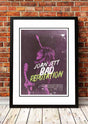 Framed A3 wall art print of the Joan Jett Bad Reputation 2018 documentary poster artwork