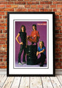 Framed A3 wall print reproducing the Promises 1978 Rocky Magazine cover artwork in a picture frame