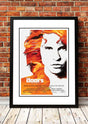 Framed A3 reproduction print of the 1991 The Doors movie poster artwork featuring Jim Morrison