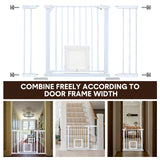 Chiddingstone Wall Mount Safety Gate, 76cm Tall, Grey