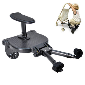 Universal Pram Board with Removable Seat Black