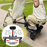 Universal Pram Board with Removable Seat Black