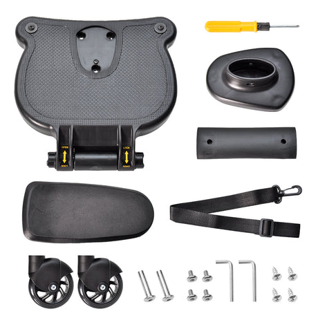 Universal Pram Board with Removable Seat Black