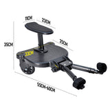 Universal Pram Board with Removable Seat Black