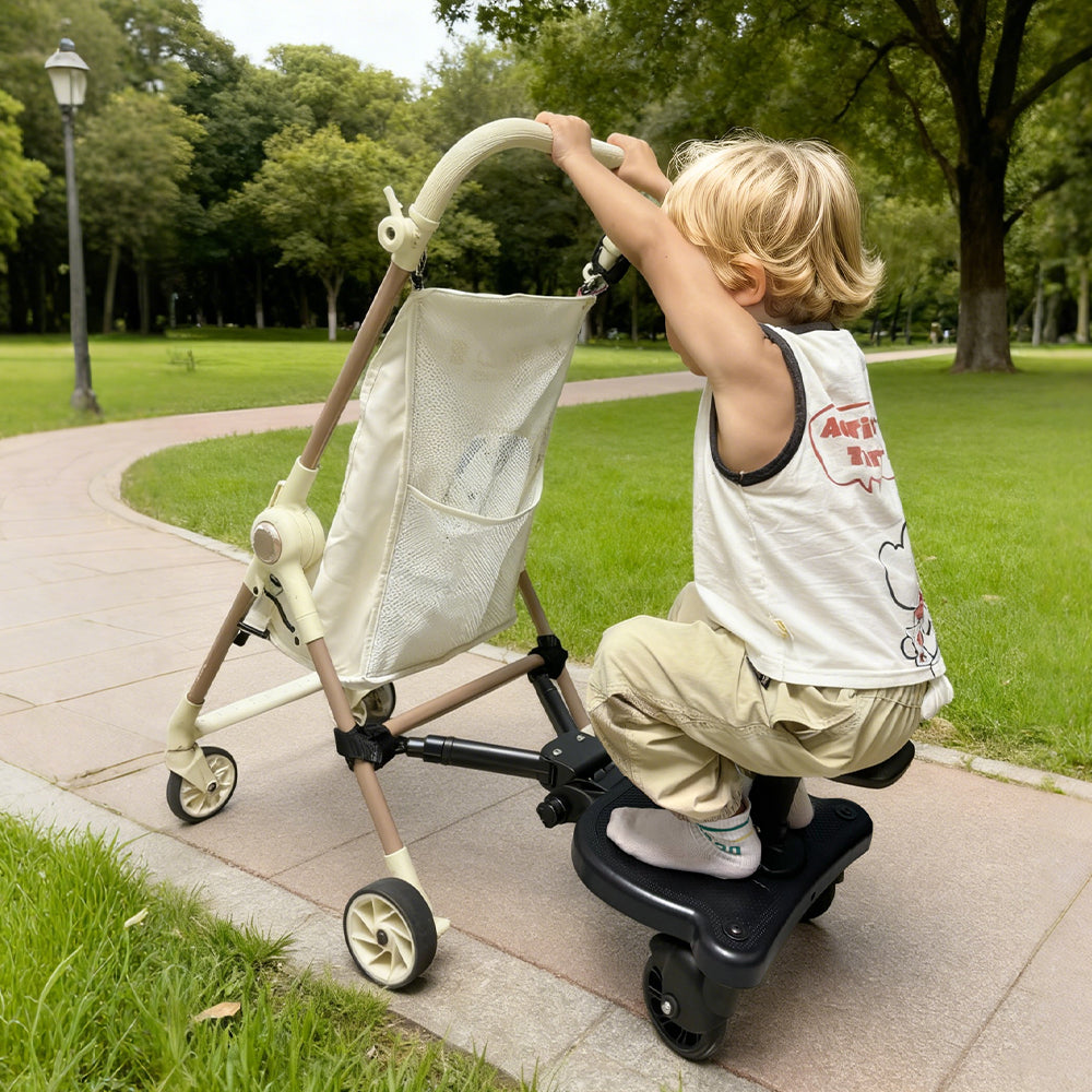 Universal Pram Board with Removable Seat Black