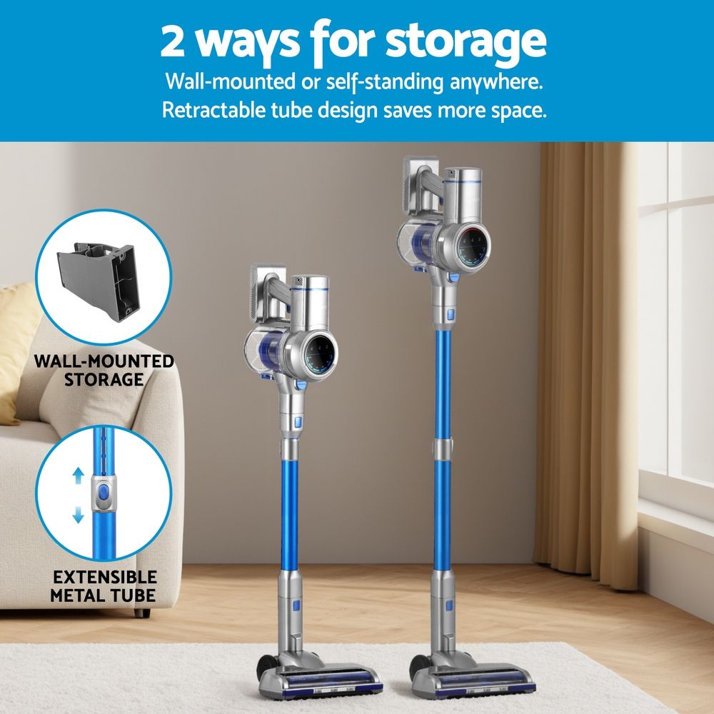 Essen Stick Vacuum, Cordless, 300W, 26000Pa, Self Standing