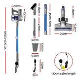Essen Stick Vacuum, Cordless, 300W, 26000Pa, Self Standing