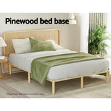 Amba Queen Size Wooden Bed Frame by Artiss