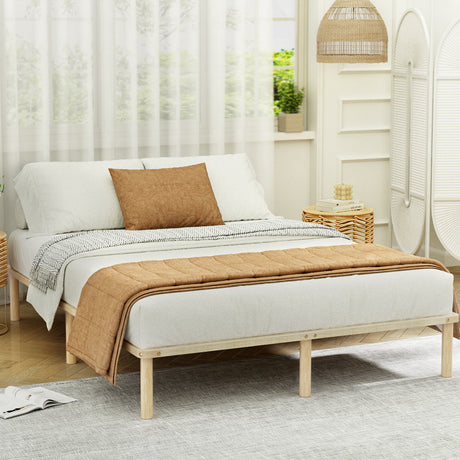Amba Queen Size Wooden Bed Frame by Artiss