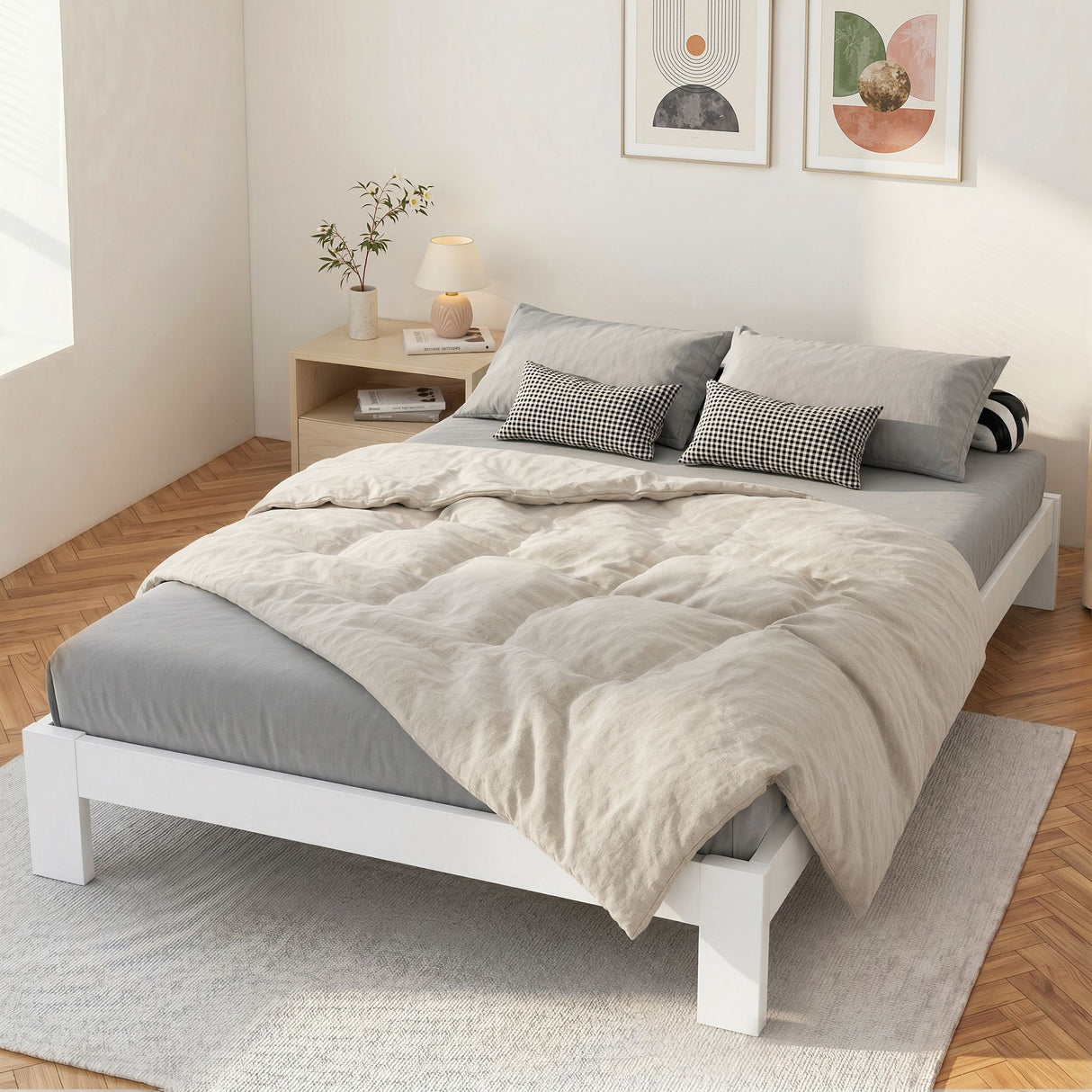 Courmayeur Wooden Bed Frame