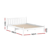 Chieri Wooden Bed Frame