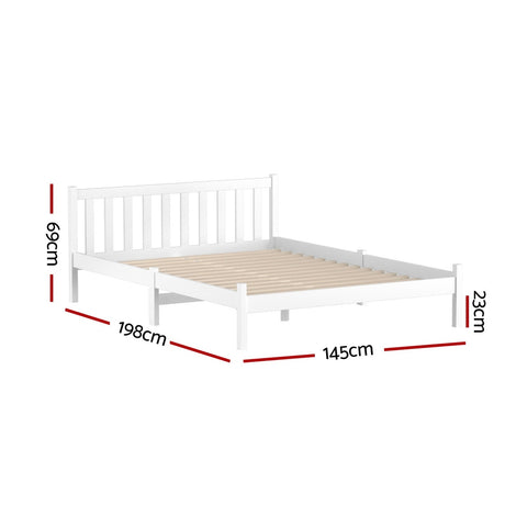 Chieri Wooden Bed Frame
