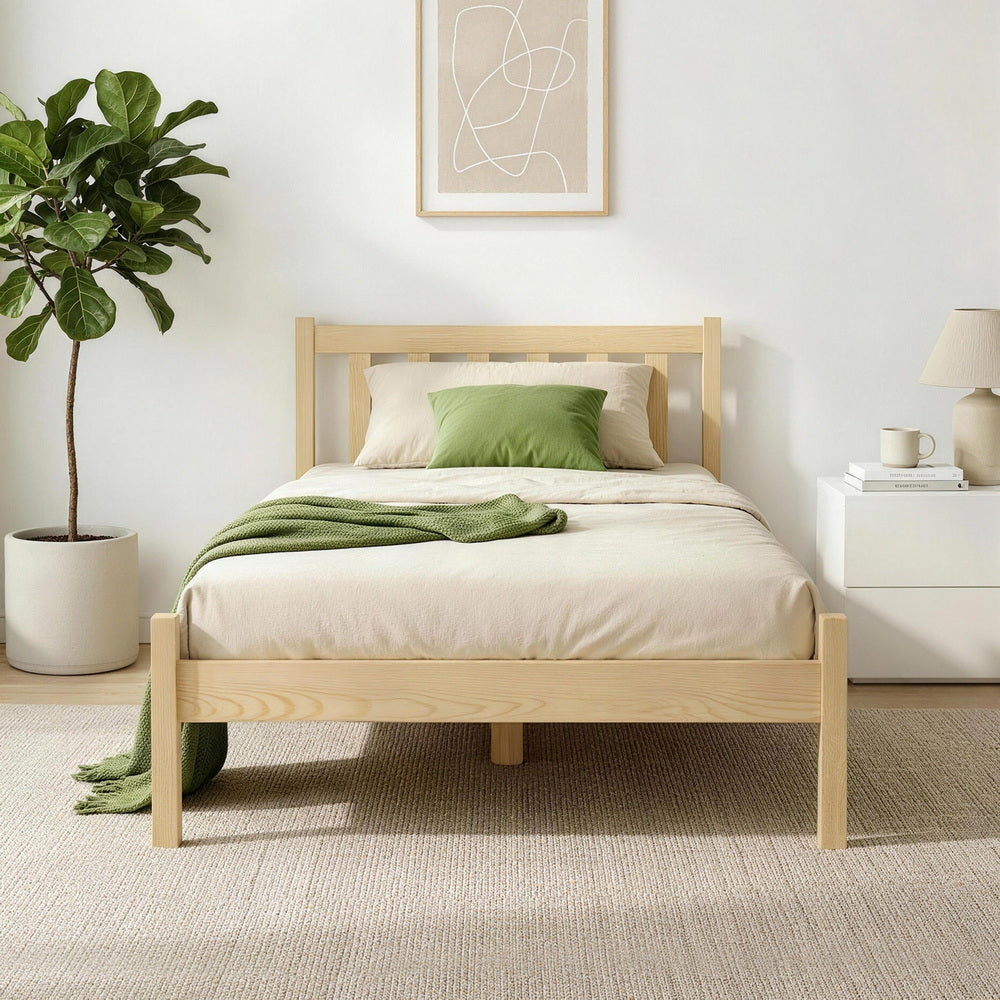 Chieri Wooden Bed Frame