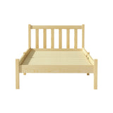 Artiss Bed Frame Single Size Wooden Oak SOFIE