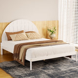 Artiss Queen Size Wooden Bed Frame - White