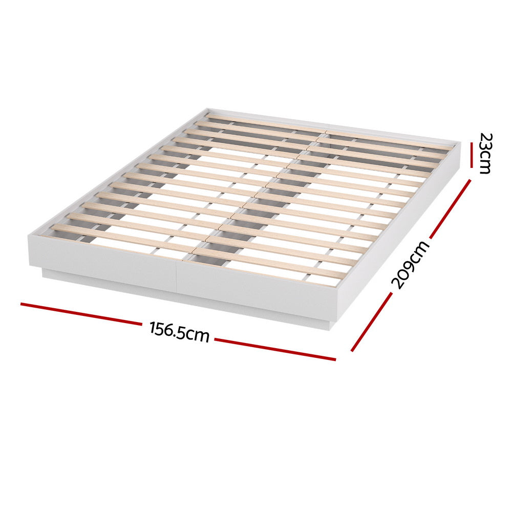 Artiss Queen Bed Frame with LED Light