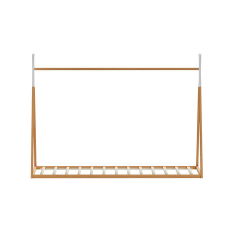 Artiss ENID house bed frame close-up showing house-shaped gable design — Allure Home Collections