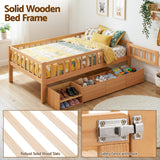 Juniper Montessori Kids Bed, Natural, view 4