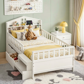 Ventimiglia White Single bed frame in a modern bedroom
