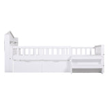 Ventimiglia Single Wooden Bed Frame, White