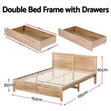 Vaucluse Wooden Bed, view 3
