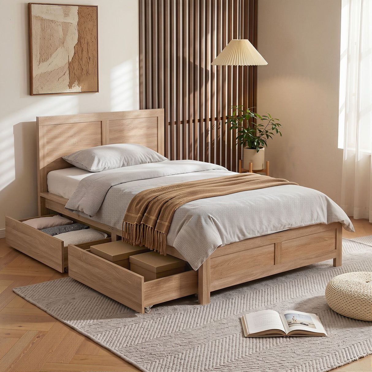 Vaucluse Wooden Bed, view 10