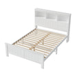 Cogne White Double bed frame in a modern bedroom