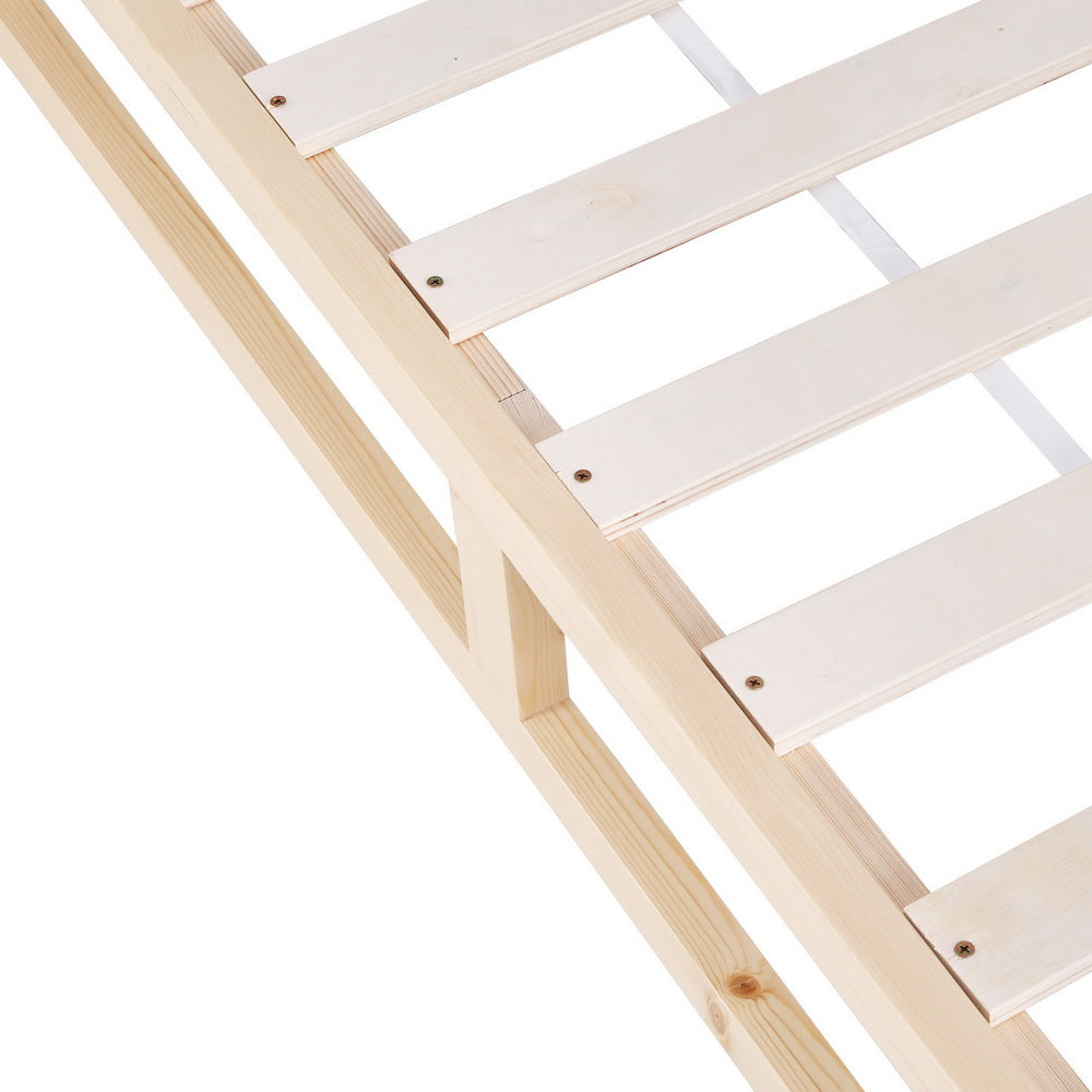 Artiss KALAM Queen Size Pinewood Bed Frame