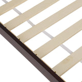 Artiss Vise Queen Size Bed Frame - Walnut Finish
