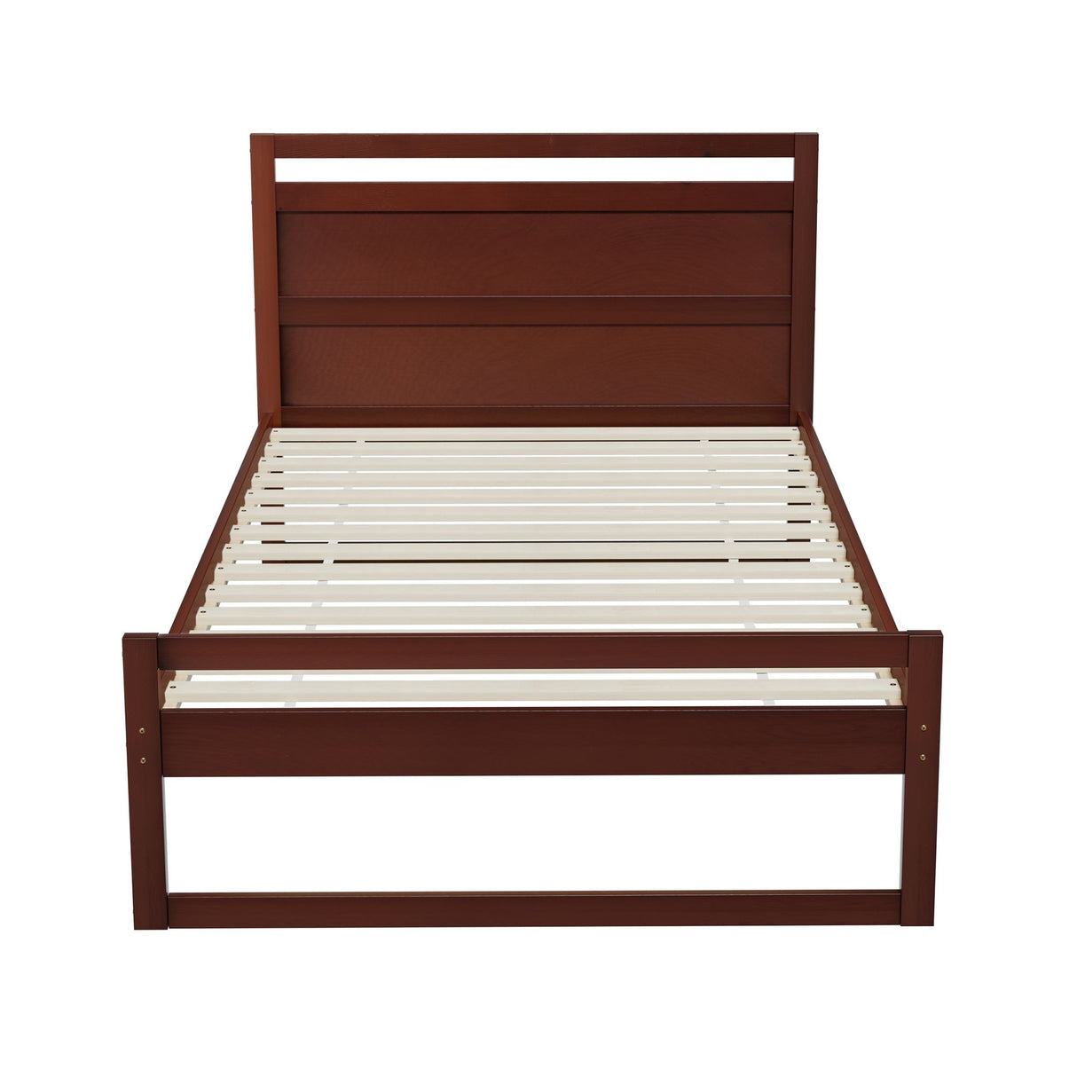 Rivoli King Single Wooden Bed Frame, Walnut