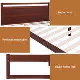 Rivoli King Single Wooden Bed Frame, Walnut