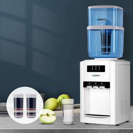Dimension diagram for the 31 x 30.5 x 52 cm white water cooler