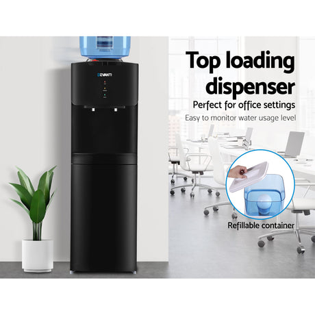 Two replacement seven stage water filter cartridges included with the cooler