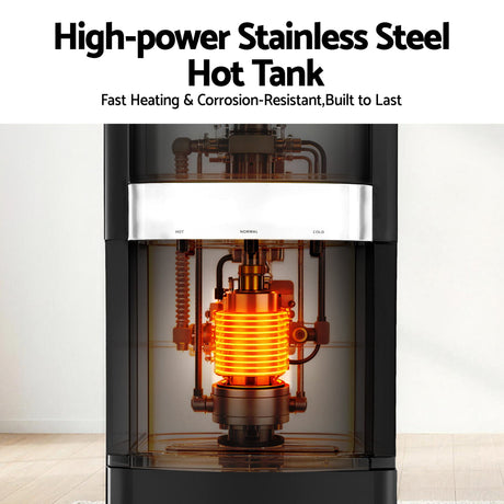 Stainless steel internal tank of the three tap water dispenser