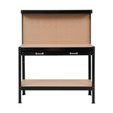 Grimsel Steel Workbench with Pegboard, 120cm, 20 Hooks