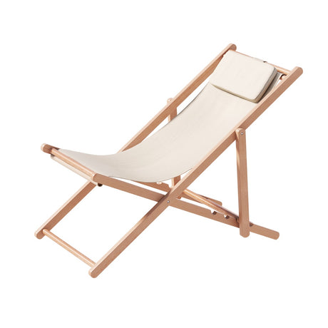 Gilston Sun Lounge, Beige Timber