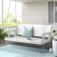 Burrill Lake Porch Swing Chair, White
