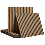Vera Peel and Stick Wall Panels, 68 x 68cm, Brown, 10pcs