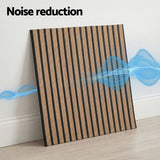 Vera Peel and Stick Wall Panels, 68 x 68cm, Brown, 10pcs